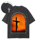 Your Word Is a Lamp Double Sided Unisex Washed Christian T-shirt Hoodie, Sweatshirt | CiraTrend.com (Image 1)