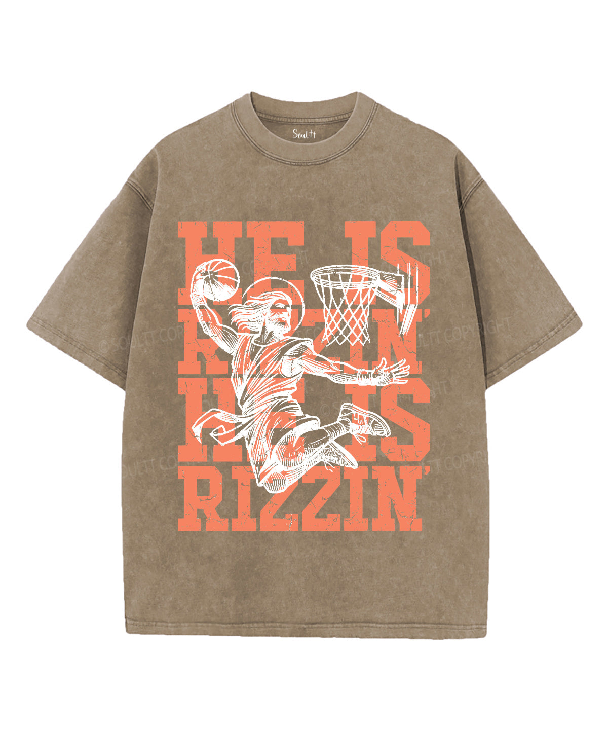 He Is Risen Unisex Washed Christian T-shirt Style008 Hoodie, Sweatshirt | CiraTrend.com (Image 5)