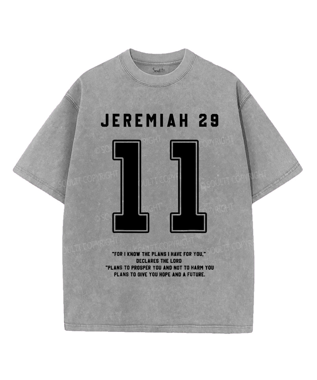 For I Know the Plans I Have for You Unisex Washed Christian T-shirt Hoodie, Sweatshirt | CiraTrend.com (Image 3)