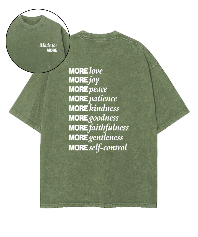 Made For More Double Sided Washed Christian T-shirt Hoodie, Sweatshirt | CiraTrend.com (Image 3)