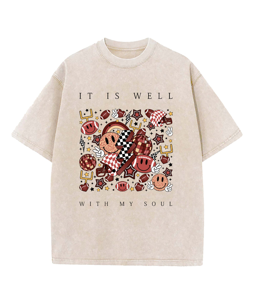 It Is Well With My Soul Washed Christian T-shirt Style018 Hoodie, Sweatshirt | CiraTrend.com (Image 2)