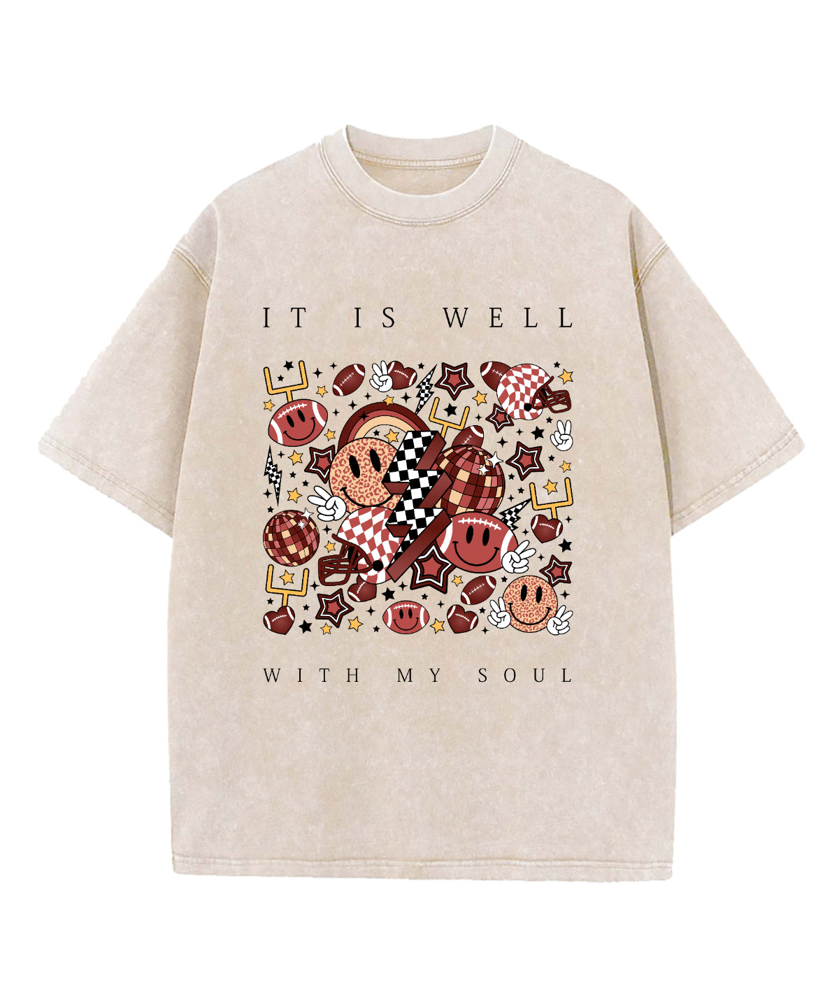 It Is Well With My Soul Washed Christian T-shirt Style018 Hoodie, Sweatshirt | CiraTrend.com (Image 2)