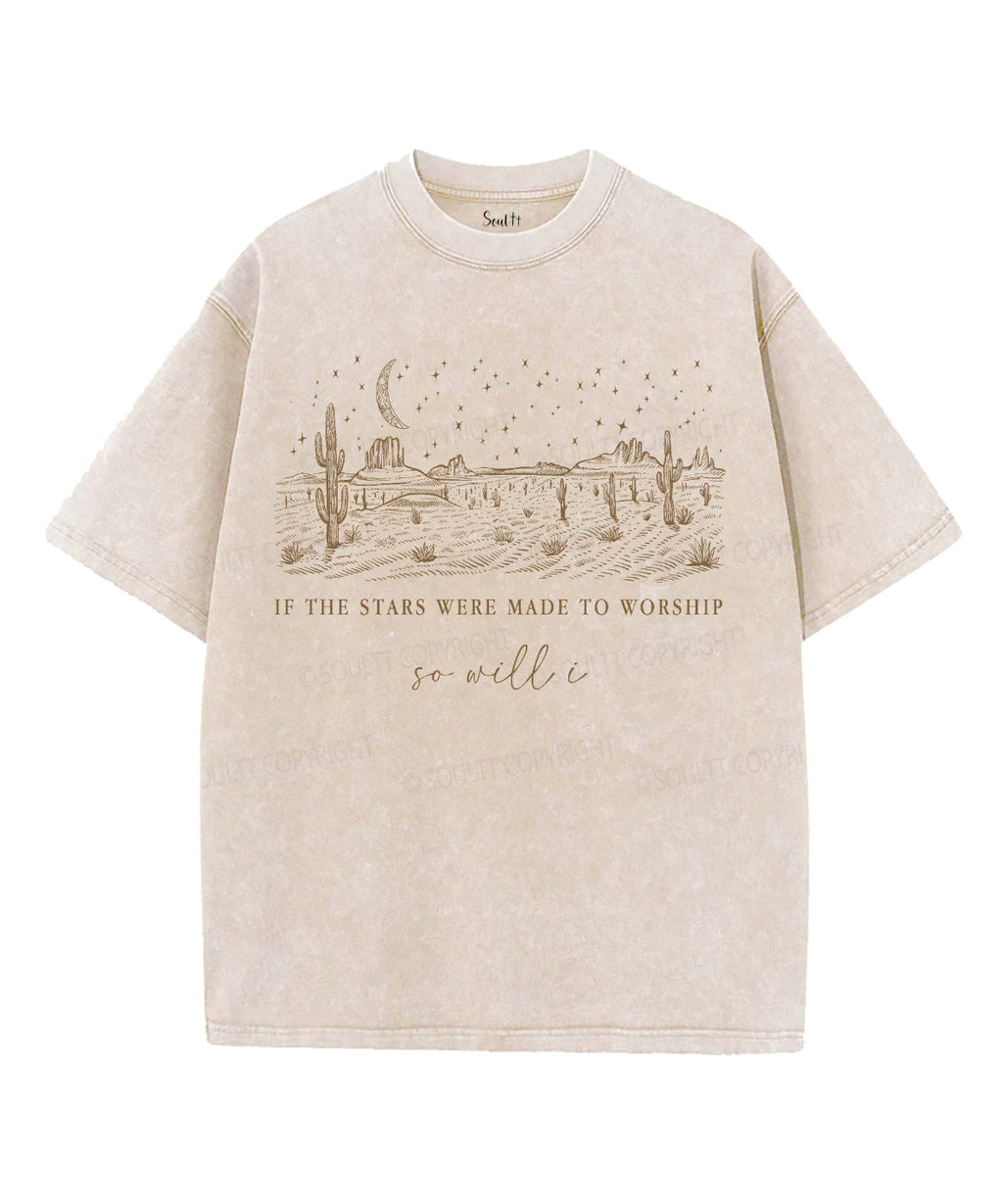 So Will I Unisex Washed Christian T-shirt Style001 Hoodie, Sweatshirt | CiraTrend.com (Image 1)