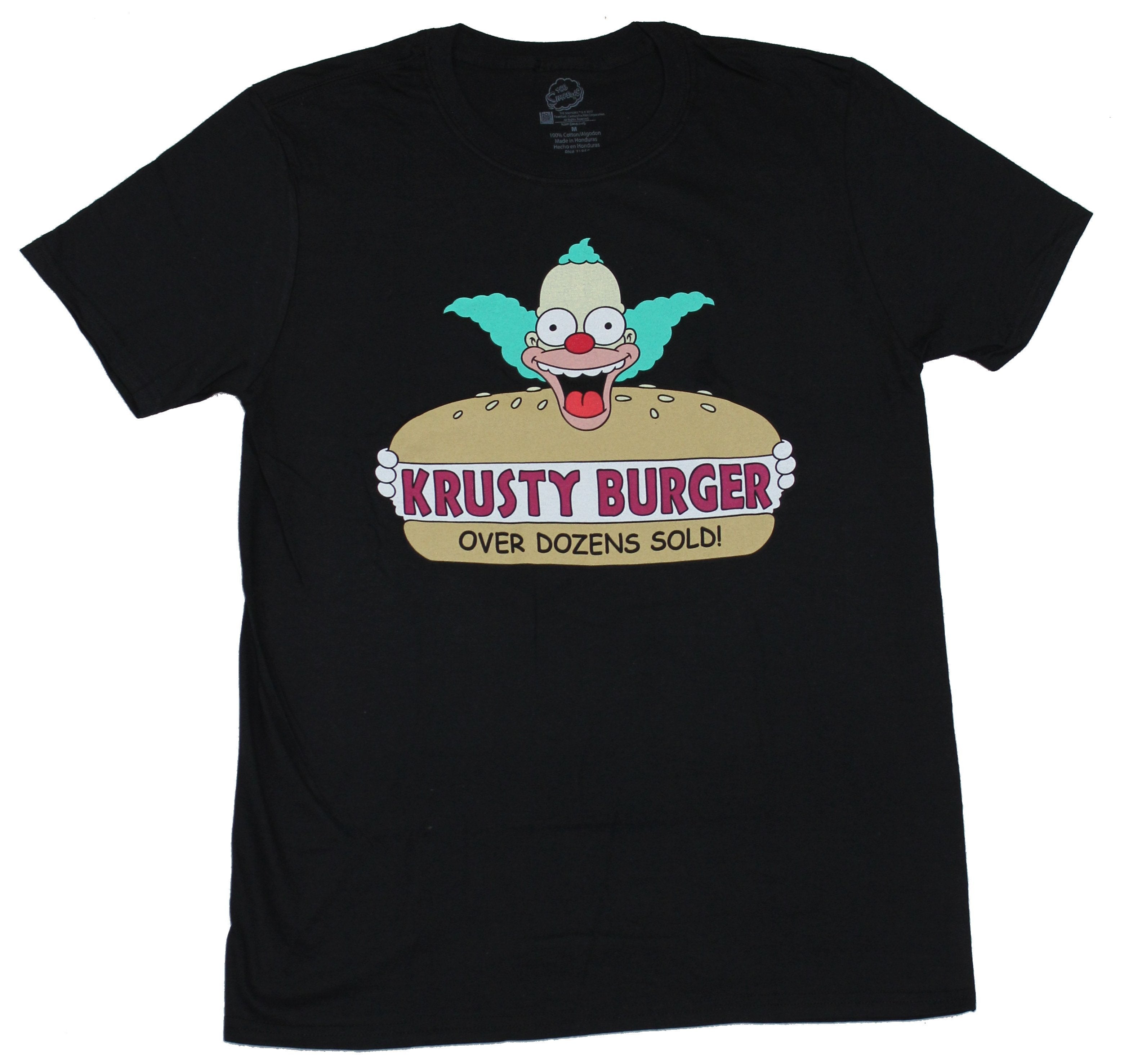 The Simpsons Mens T-Shirt - Krusty Burger Over Dozens Sold Big Logo Hoodie, Sweatshirt | CiraTrend.com