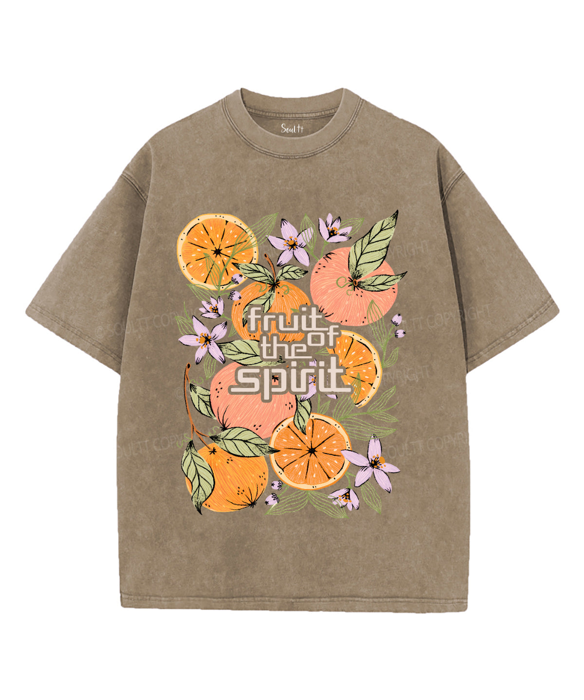 Fruit Of The Spirit Unisex Washed Christian T-shirt Style001 Hoodie, Sweatshirt | CiraTrend.com (Image 5)