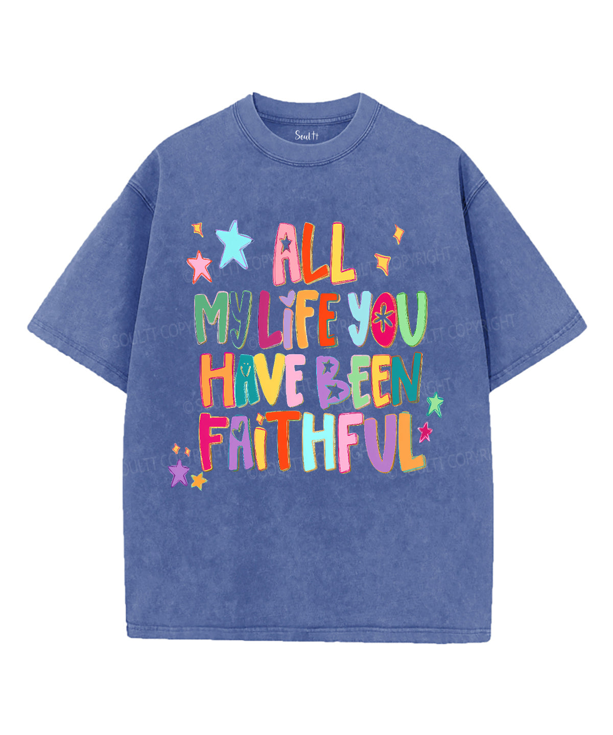 All My Life Unisex Washed Christian T-shirt Hoodie, Sweatshirt | CiraTrend.com (Image 3)