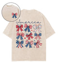 America Double Sided Unisex Washed Christian T-shirt Hoodie, Sweatshirt | CiraTrend.com (Image 1)
