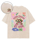 Hand Picked By God Double Sided Unisex Washed Christian T-shirt Hoodie, Sweatshirt | CiraTrend.com (Image 1)