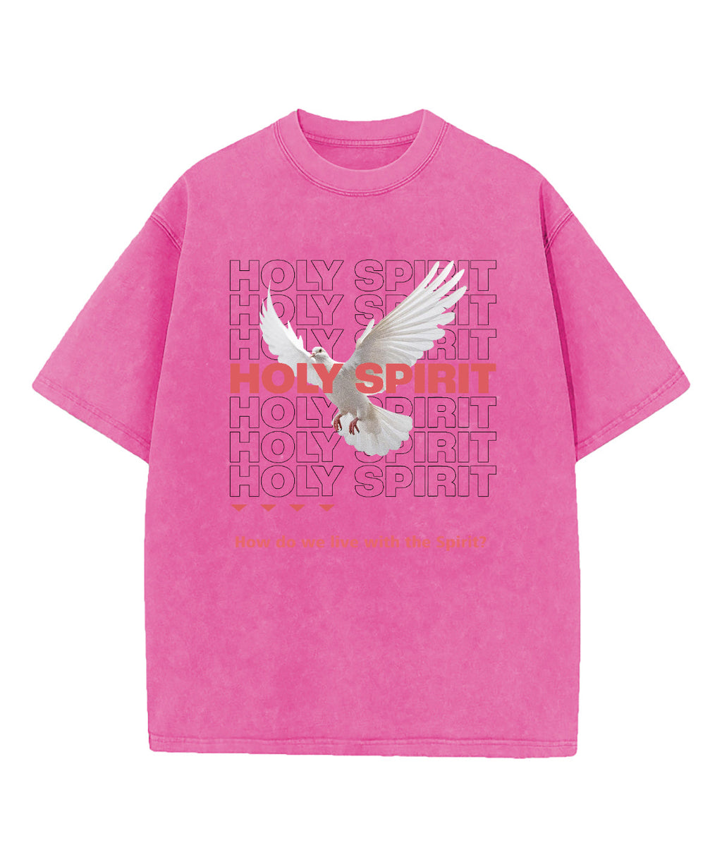 Holy Spirit Washed Christian T-shirt Hoodie, Sweatshirt | CiraTrend.com (Image 3)