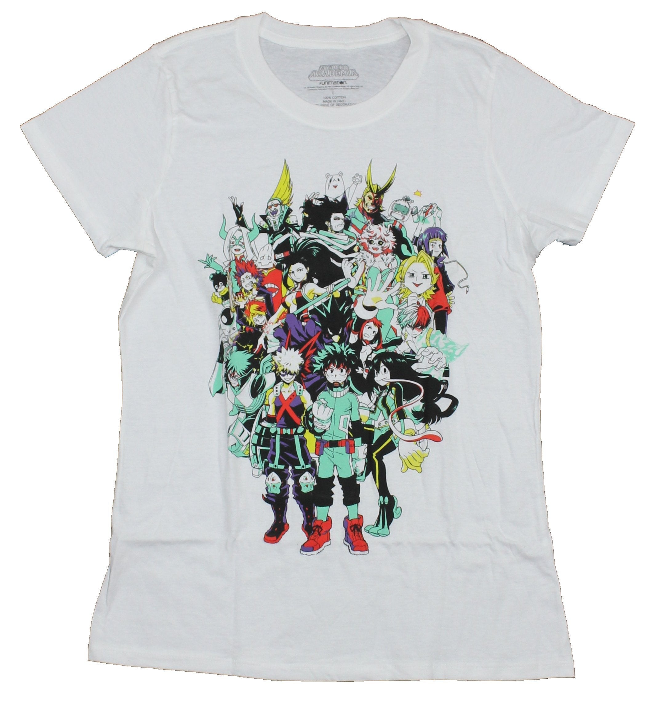 My Hero Academia Girls Juniors T-Shirt - Class 1-A Giant Group Image Hoodie, Sweatshirt | CiraTrend.com