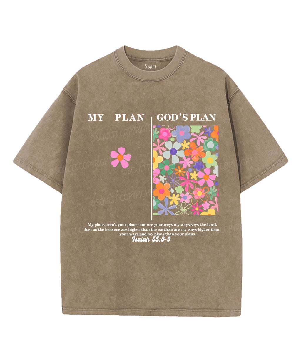 My PlanÃ¯Â¼Å“God's Plan Unisex Washed Christian T-shirt Style001 Hoodie, Sweatshirt | CiraTrend.com (Image 5)