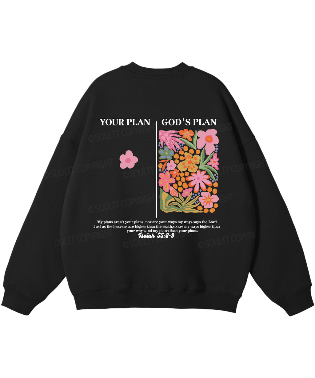 Your Plan God's Plan Double Sided Cotton Christian Sweatshirt T-Shirts, Hoodie | CiraTrend.com (Image 4)