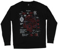Big Hero Six 6 Red White Detailed Baymax Schematics T-Shirts, Hoodie, Sweatshirt