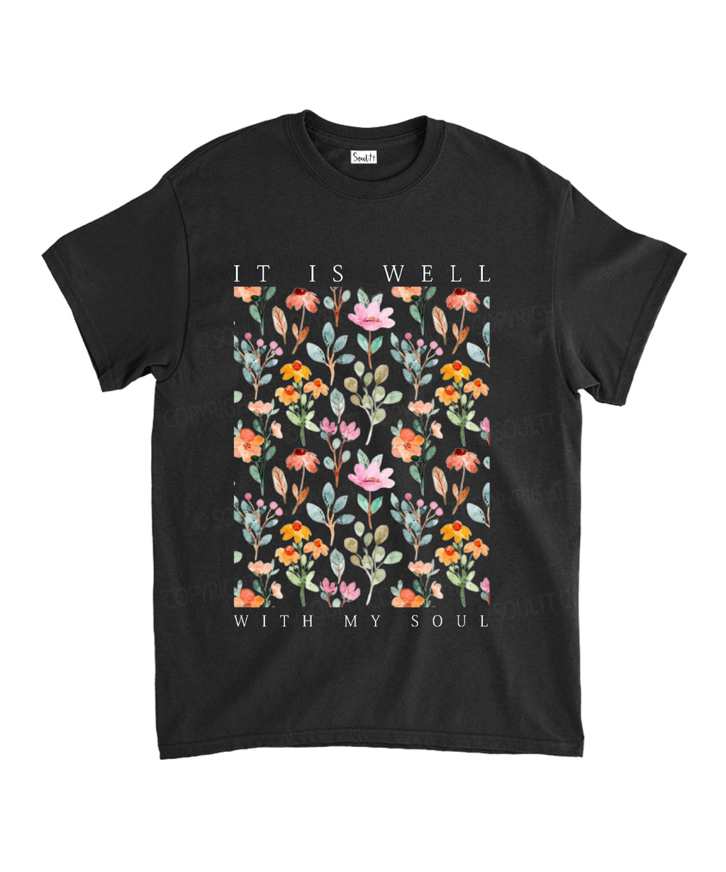 Is Well My Soul Cotton Christian Style002 T-Shirts, Hoodie, Sweatshirt