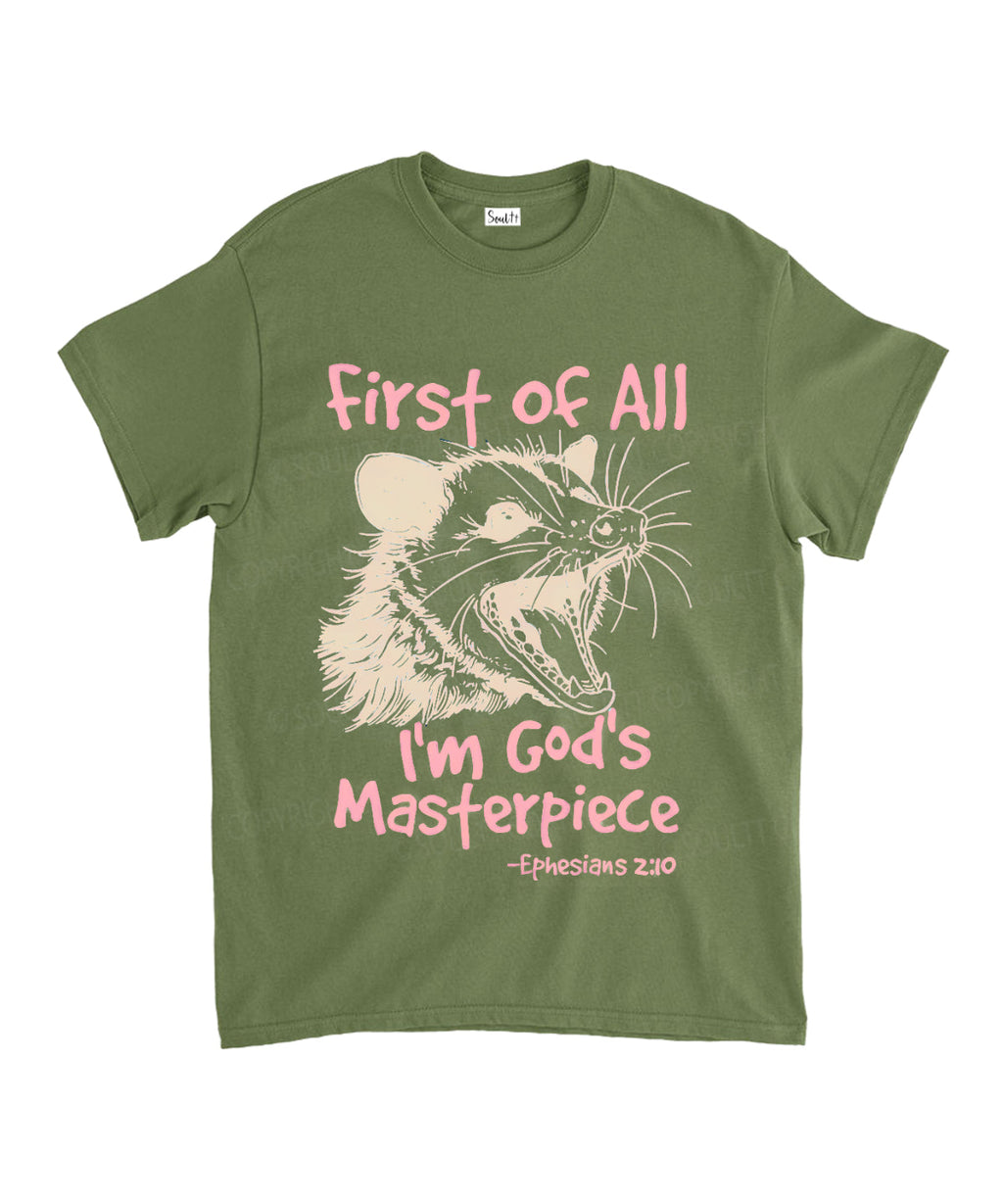 I'm God's Masterpiece Unisex Cotton Christian T-Shirt Hoodie, Sweatshirt | CiraTrend.com (Image 5)