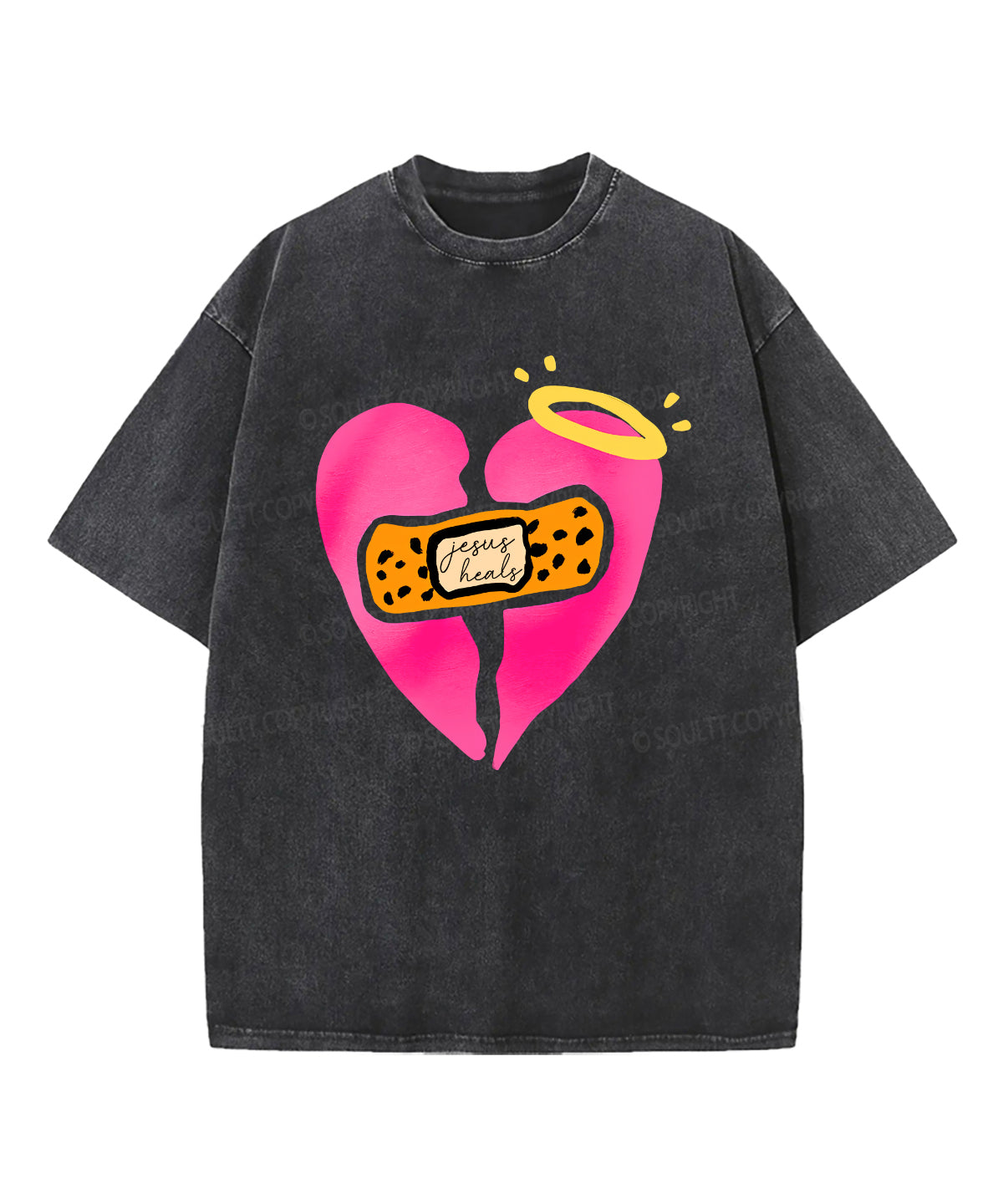 Jesus Heals Washed Christian T-shirt Style003 Hoodie, Sweatshirt | CiraTrend.com (Image 1)