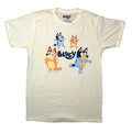 Bluey Mens T-Shirt - Bandit Bingo Bluey Chilli Around Logo Hoodie, Sweatshirt | CiraTrend.com