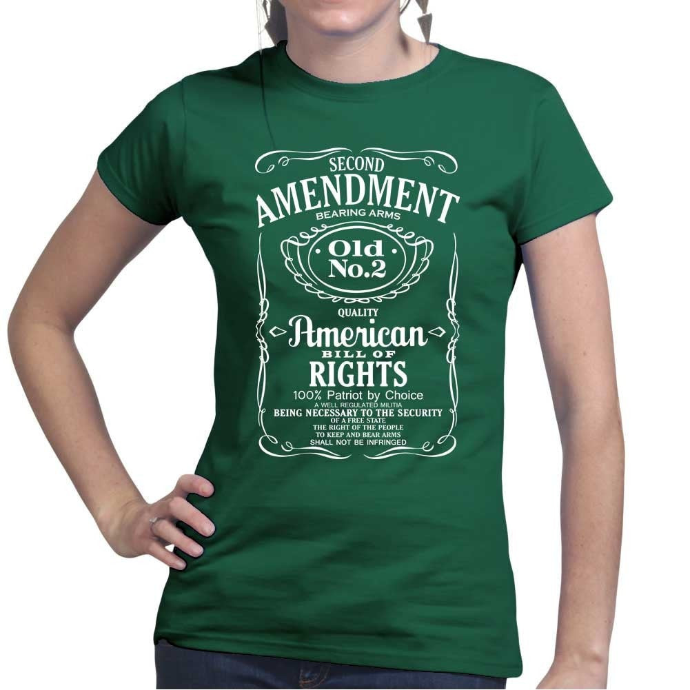 2nd Amendment Whiskey Ladies T-shirt Style001