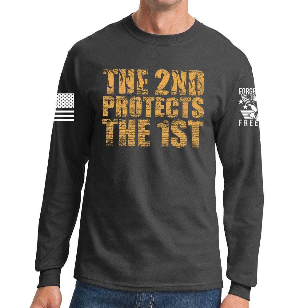 2nd Protects The 1st Long Sleeve T-shirt Style001