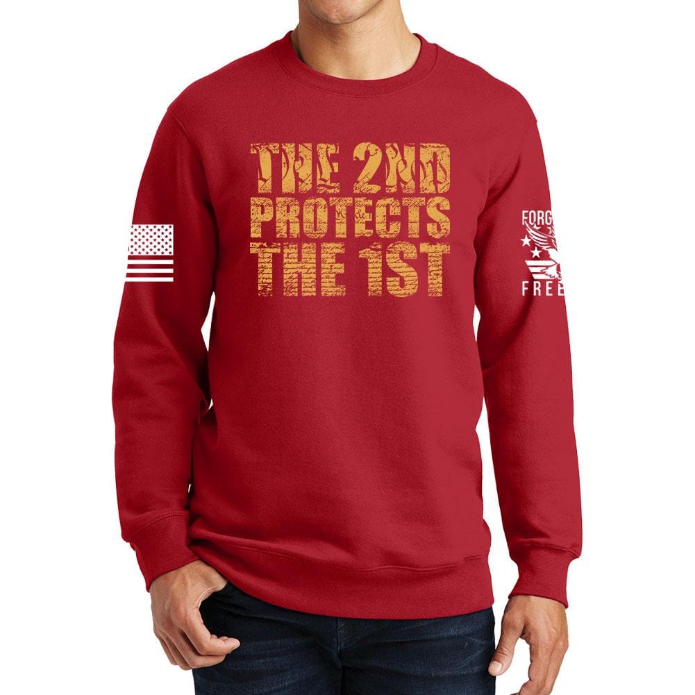 2nd Protects The 1st Sweatshirt Style001