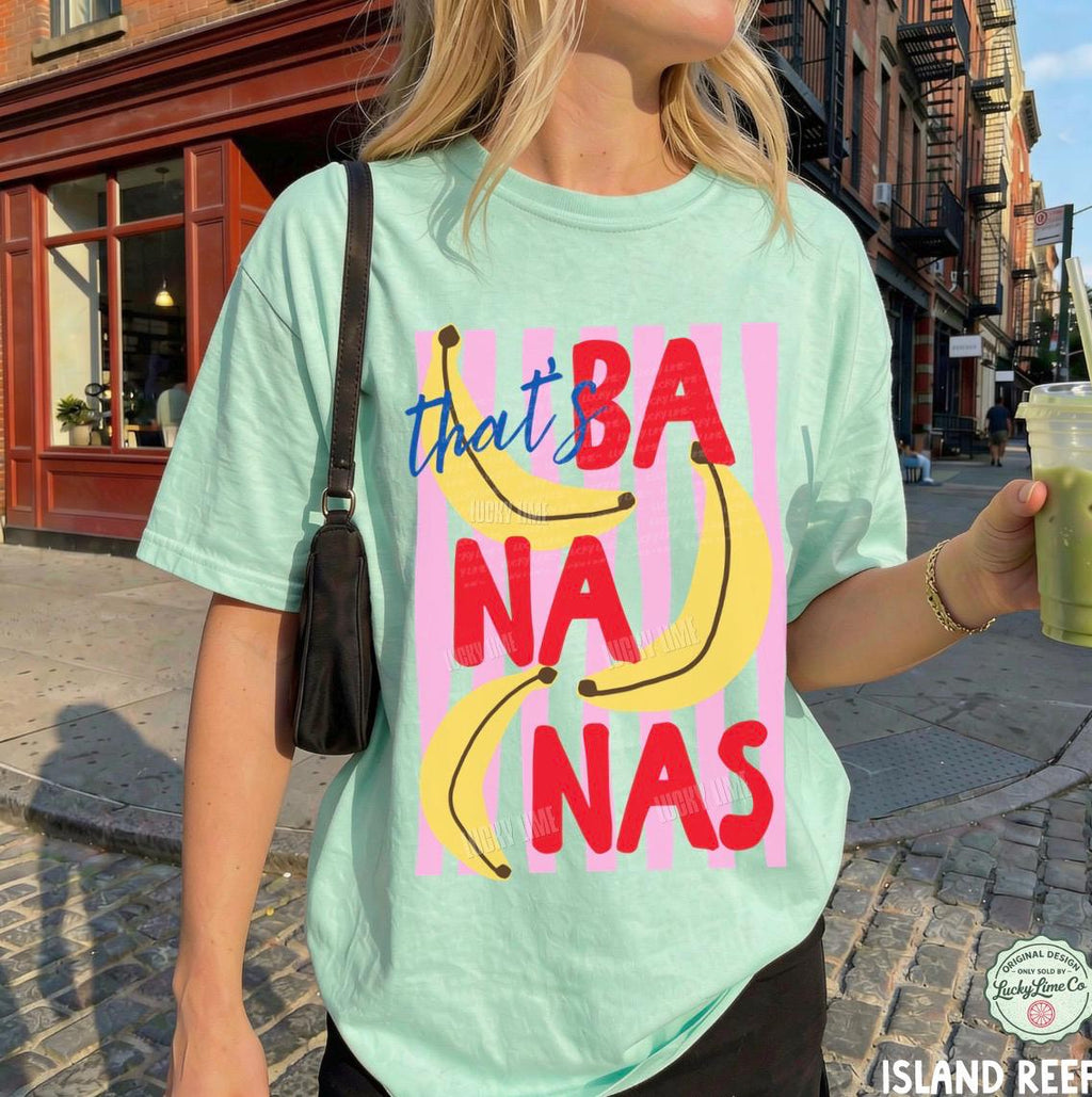 Bananas Summer Fruit Food Pun Retro Banana Summer Comfort Colors (4)