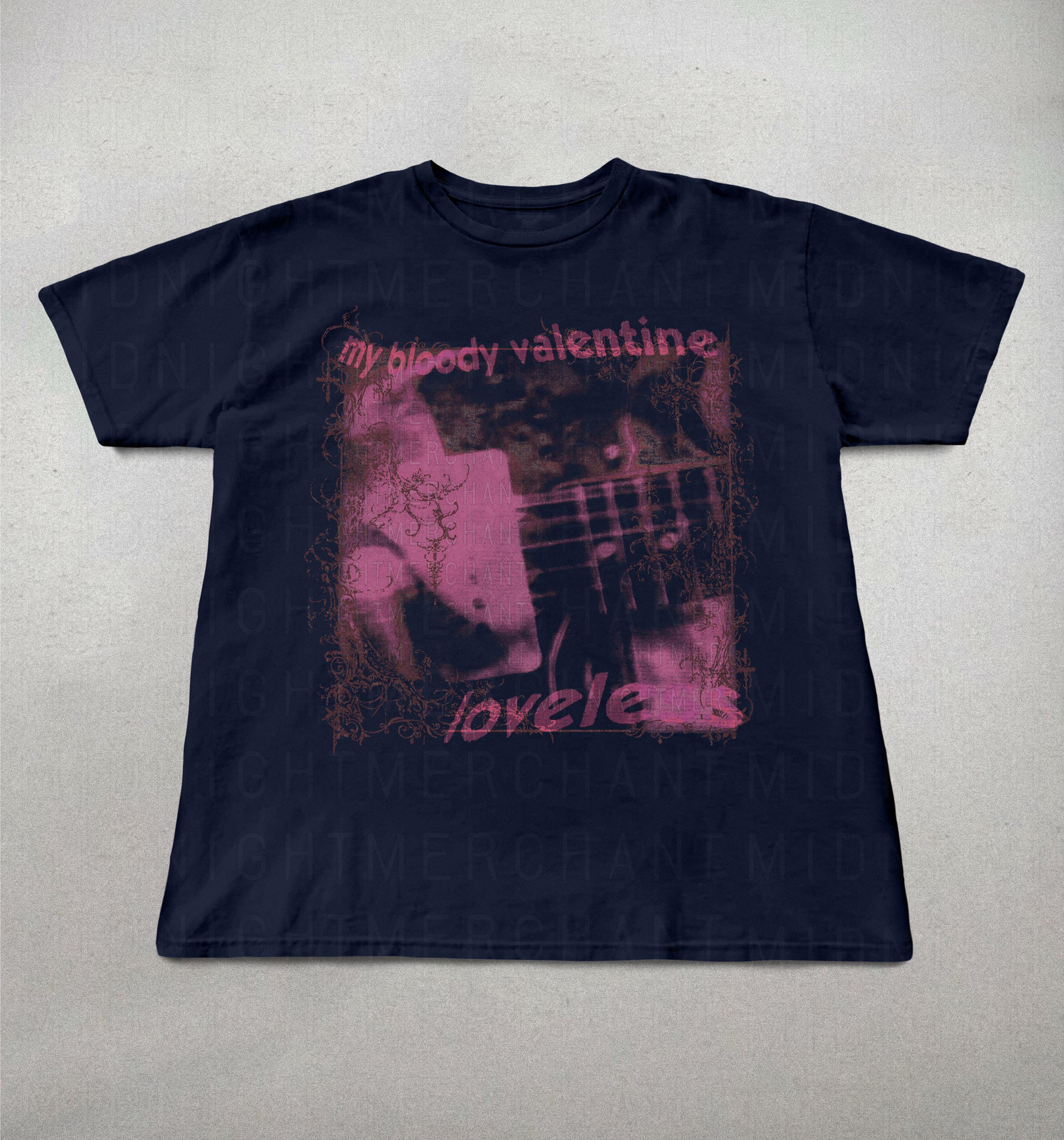 Bloody Valentine Loveless 90s Shoegaze Band Tee 90s Retro Y2k Loveless Tee (4)