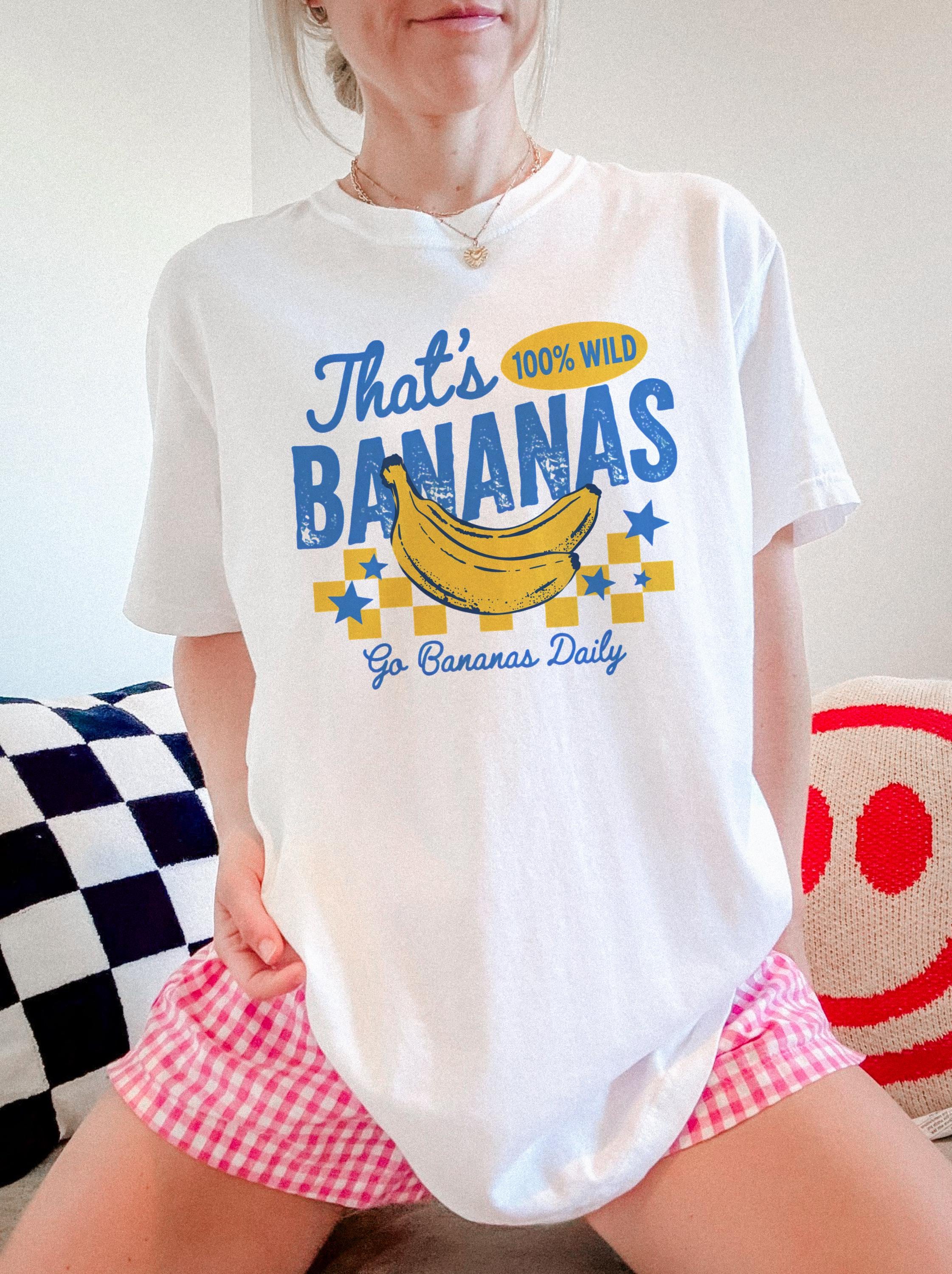 Thats Bananas Summer Fruit Food Pun Retro Banana Summer Comfort Colors (4)