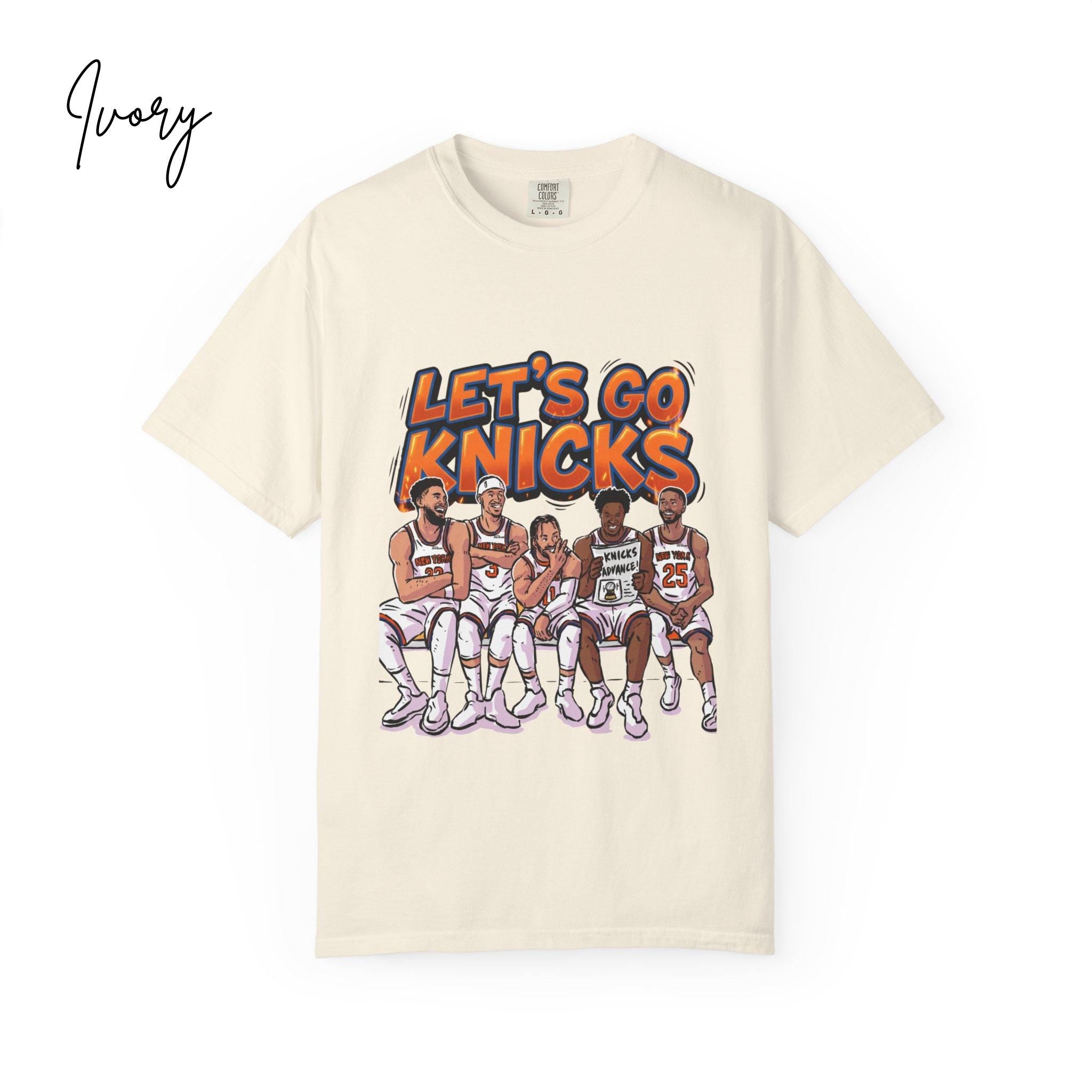 Let'S Go Knicks Vintage York Basketball Retro Hoops Fan Nyc Basketball Him (4)