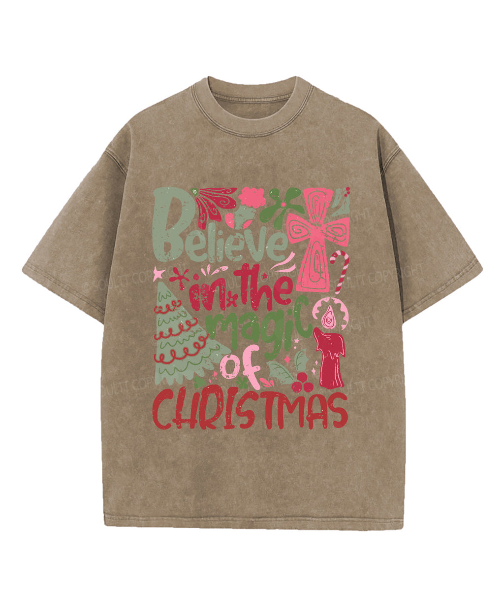 Believe In The Magic Washed Christian T-shirt Hoodie, Sweatshirt | CiraTrend.com (Image 5)