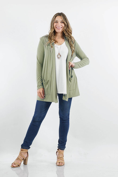 .Plus Slouchy Pocket Open Cardigan