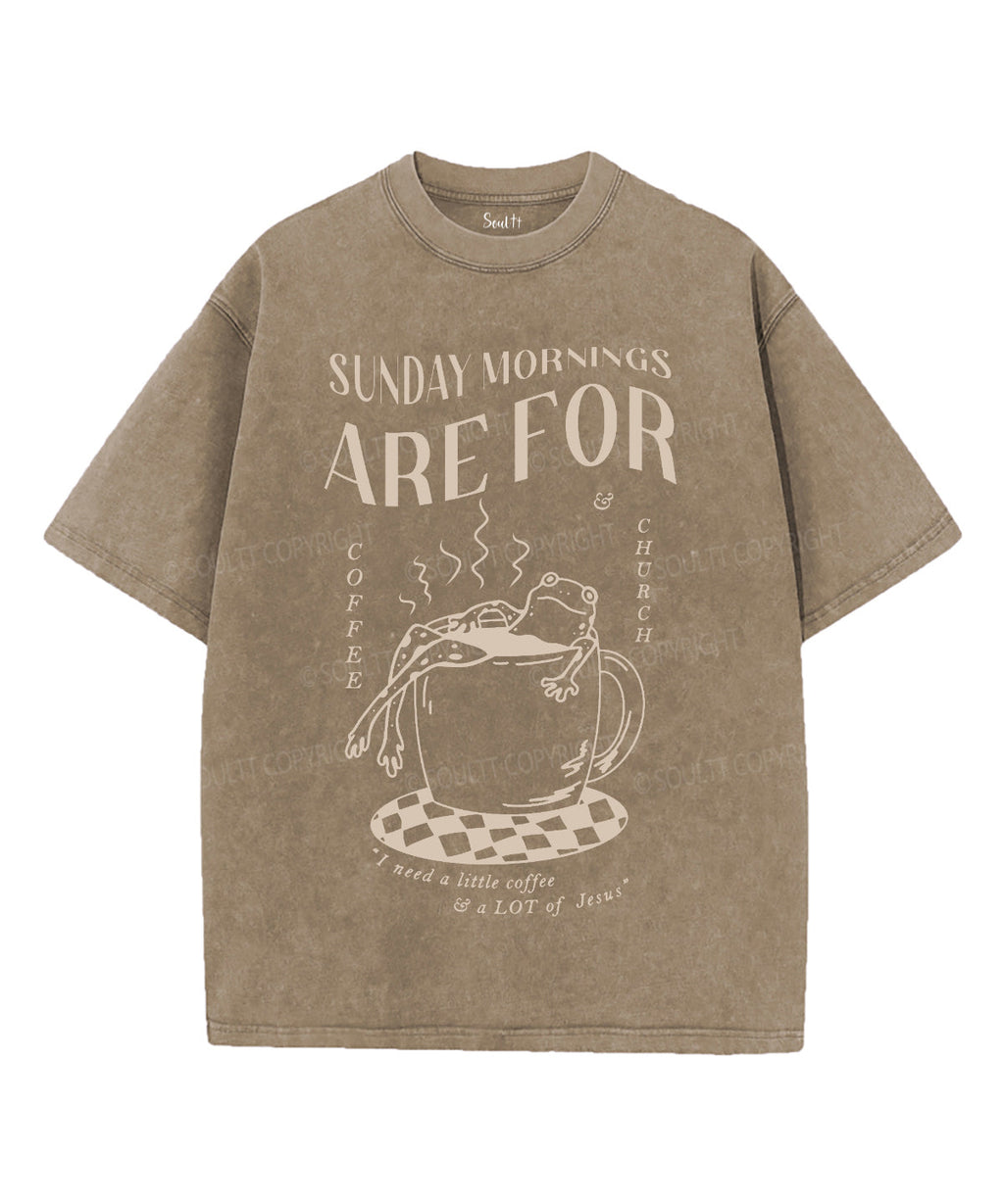 I Need A Little Coffee Unisex Washed Christian T-shirt Hoodie, Sweatshirt | CiraTrend.com (Image 5)