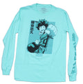 My Hero Academia Mens Long Sleeve T-Shirt - Deku Punch Kanji Sleeve Hoodie, Sweatshirt | CiraTrend.com