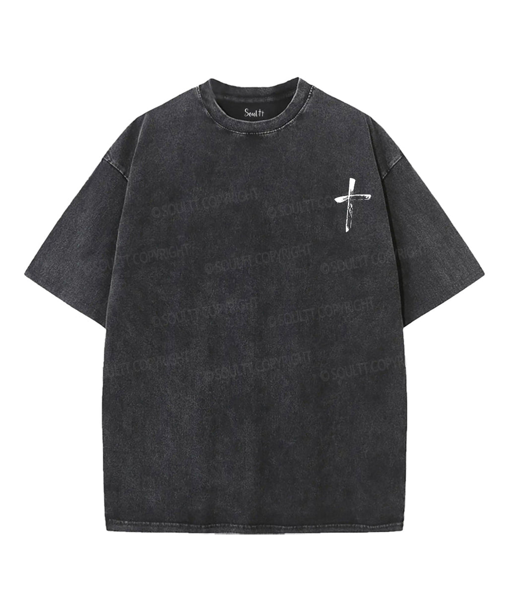 Give Me Jesus Double Sided Unisex Washed Christian T-shirt Hoodie, Sweatshirt | CiraTrend.com (Image 4)