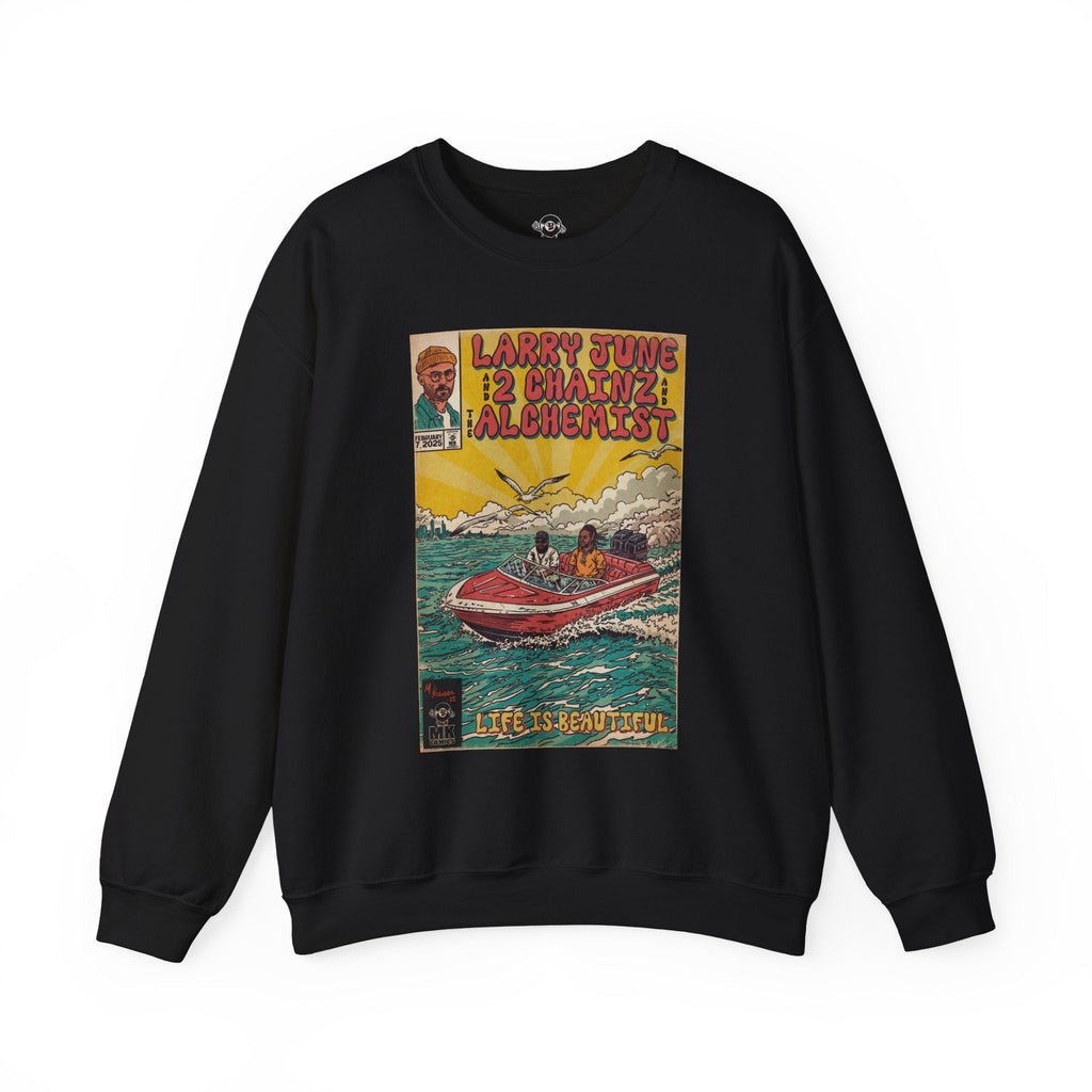 Life is Beautiful - Unisex Heavy BlendÃ¢â€žÂ¢ Crewneck Sweatshirt T-Shirts, Hoodie | CiraTrend.com (Image 4)