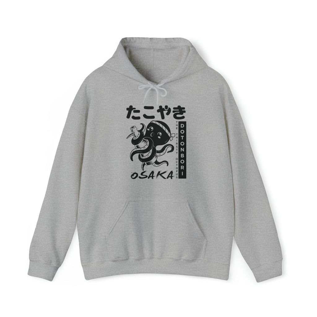 Drunken Octopus Unisex Hoodie (Front Print) T-Shirts, Sweatshirt | CiraTrend.com (Image 3)