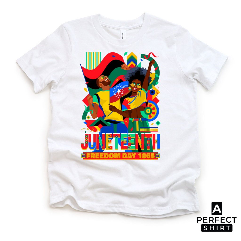 Kids Celebrate Juneteenth, Freedom Day of 1865 Graphic Shirt Hoodie, Sweatshirt | CiraTrend.com (Image 1)