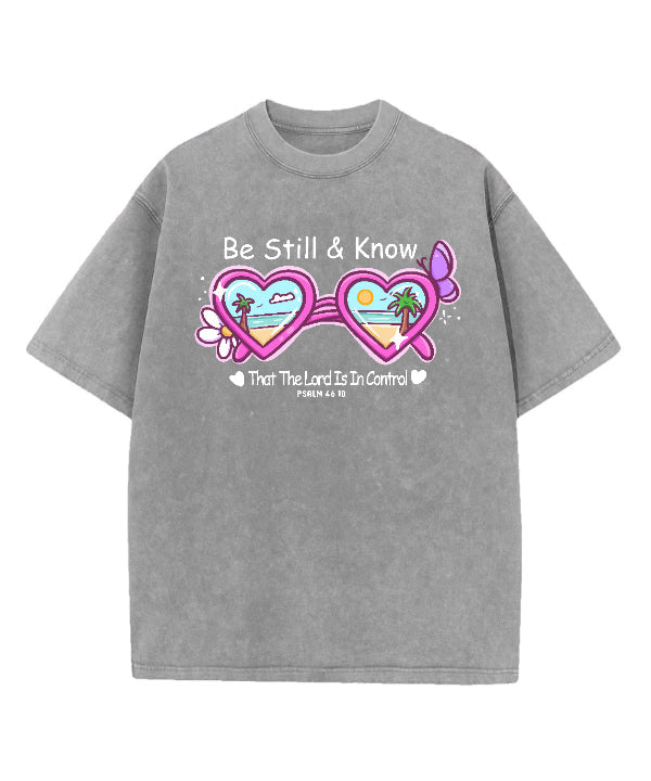 Be Still And Know Washed Christian T-shirt Style001 Hoodie, Sweatshirt | CiraTrend.com (Image 5)