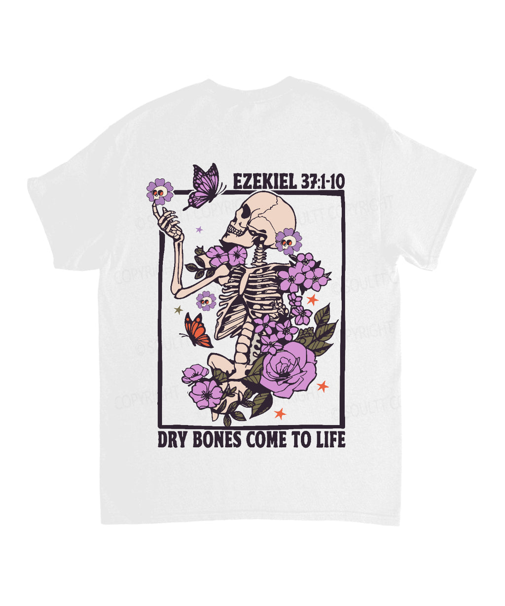 Dry Bones Come To Life Double Sided Unisex Cotton Christian T-Shirt Hoodie, Sweatshirt | CiraTrend.com (Image 3)