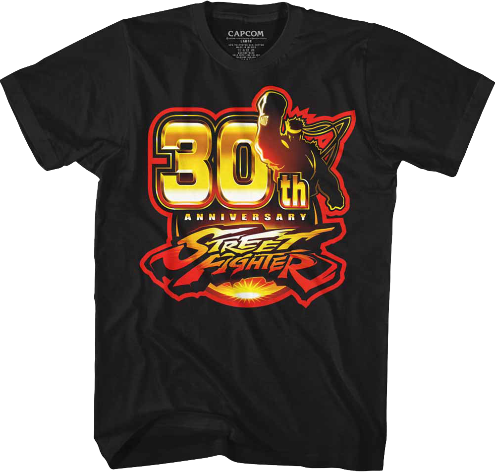 30th Anniversary Street Fighter T-Shirts, Hoodie, Sweatshirt