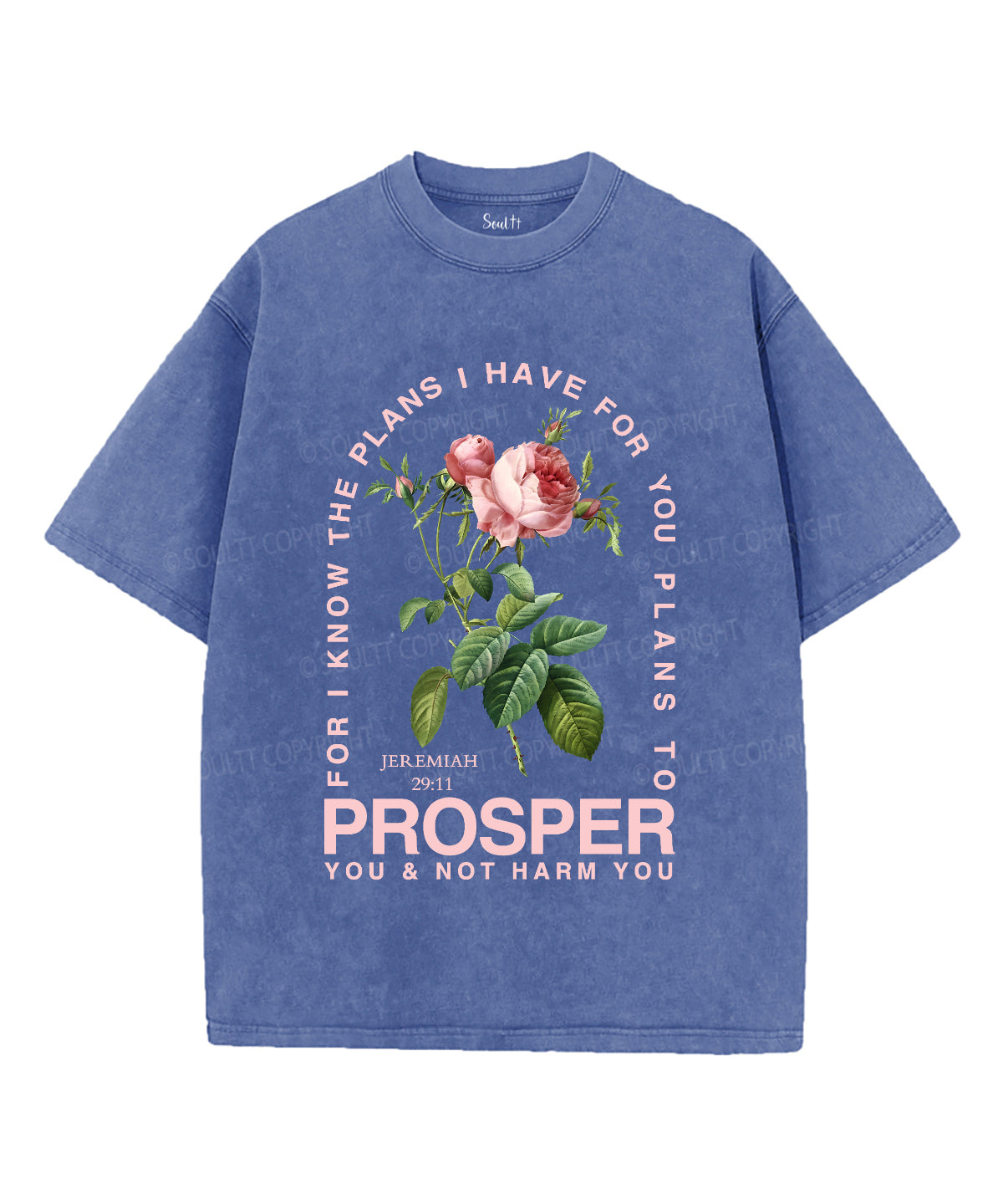 The Plans I Have For You Unisex Washed Christian T-shirt Style001 Hoodie, Sweatshirt | CiraTrend.com (Image 3)