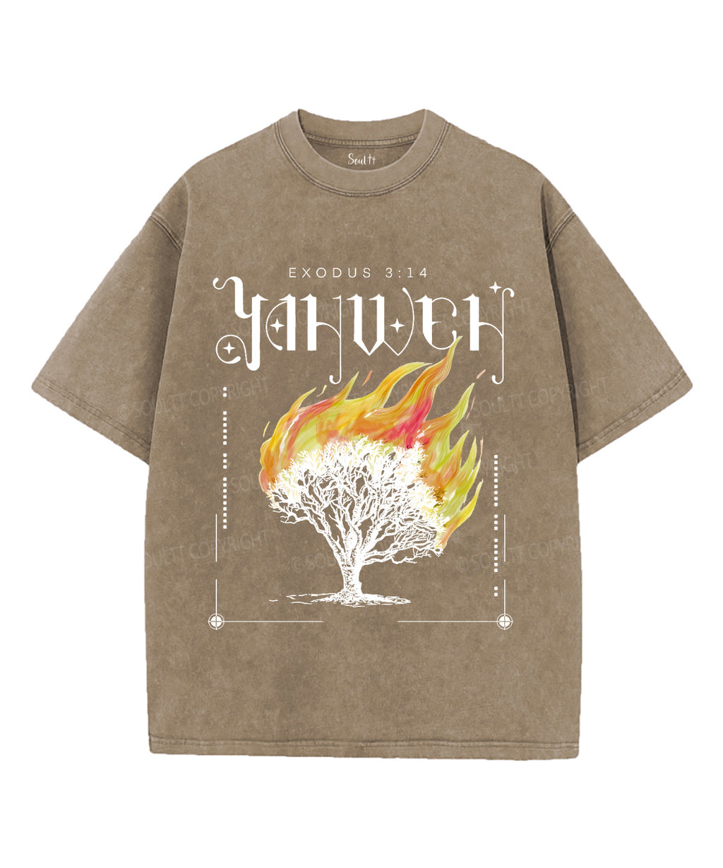 Yahweh Unisex Washed Christian T-shirt Hoodie, Sweatshirt | CiraTrend.com (Image 5)