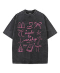 Made To Worship Unisex Washed Christian T-shirt Hoodie, Sweatshirt | CiraTrend.com (Image 1)