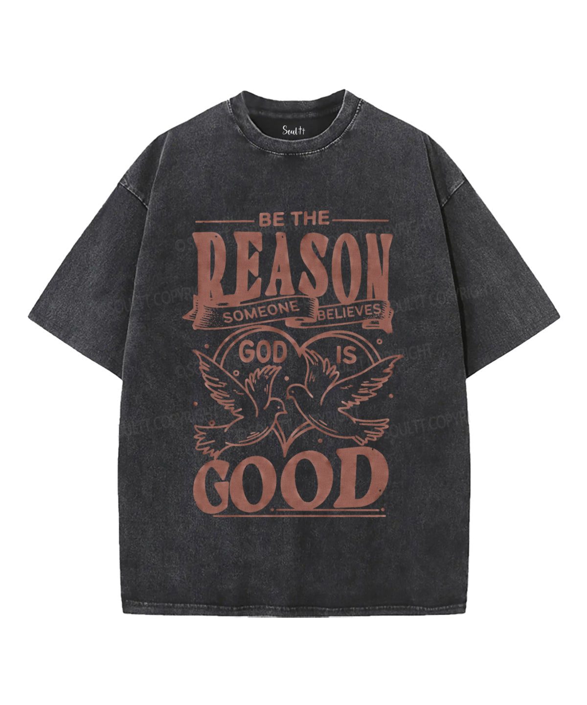 Be The Reason Washed Christian T-shirt Hoodie, Sweatshirt | CiraTrend.com (Image 2)