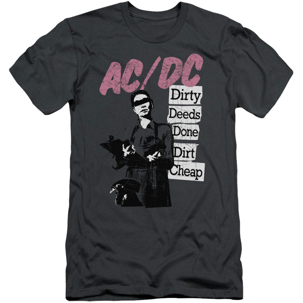 Dirty Deeds Adult Slim Fit Slim Fit T-shirt Hoodie, Sweatshirt | CiraTrend.com