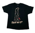 Friday the 13th Mens T-Shirt - Jason Looking Down Bloody Knife over Name Hoodie, Sweatshirt | CiraTrend.com