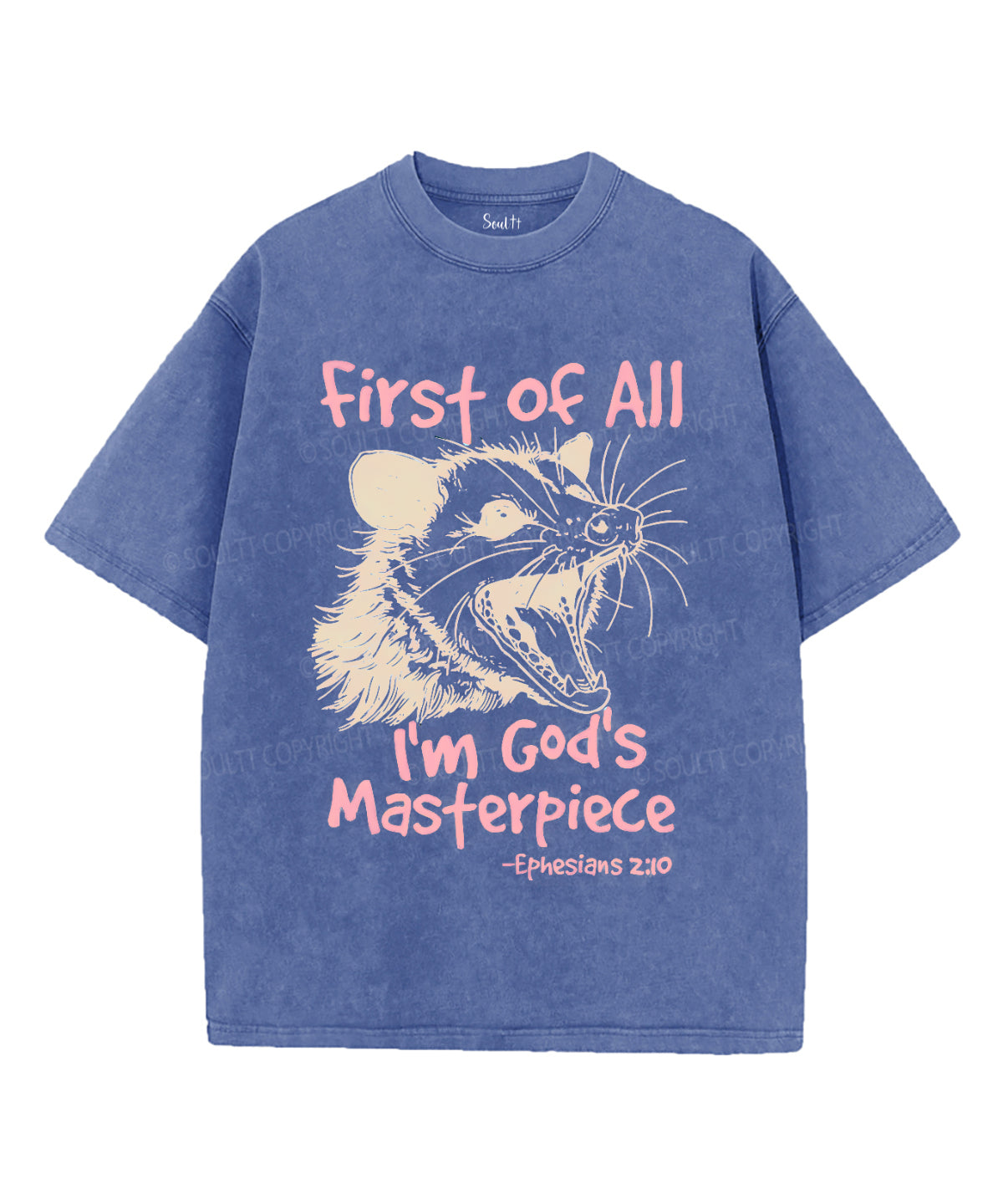 I'M God'S Masterpiece Washed Christian T-Shirts, Hoodie, Sweatshirt