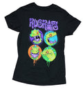 Rugrats Mens T-Shirt - Reptar Dripping Sprayed Circle Heads Image Hoodie, Sweatshirt | CiraTrend.com