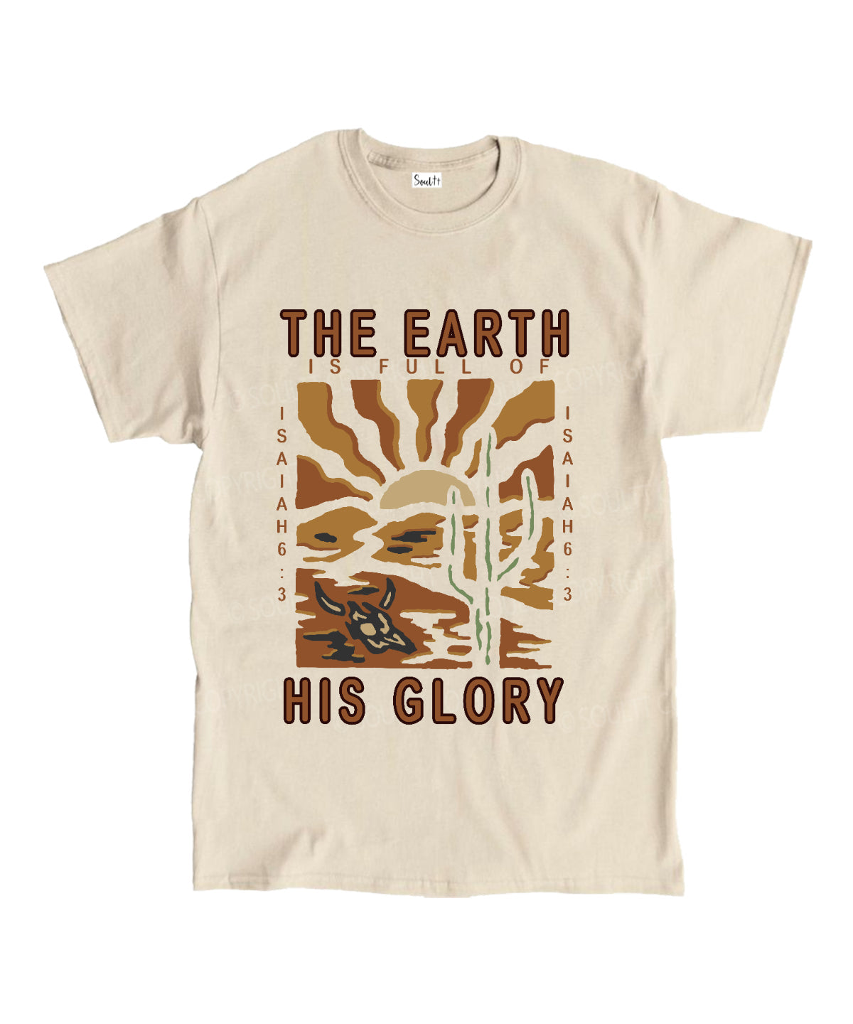 The Earth Is Full Of His Glory Unisex Cotton Christian T-Shirt Style004 Hoodie, Sweatshirt | CiraTrend.com (Image 4)