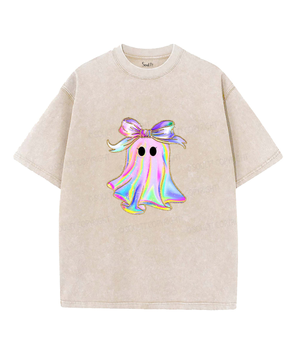 Halloween Holy Ghost Double Sided Unisex Washed Christian T-shirt Style001 Hoodie, Sweatshirt | CiraTrend.com (Image 4)