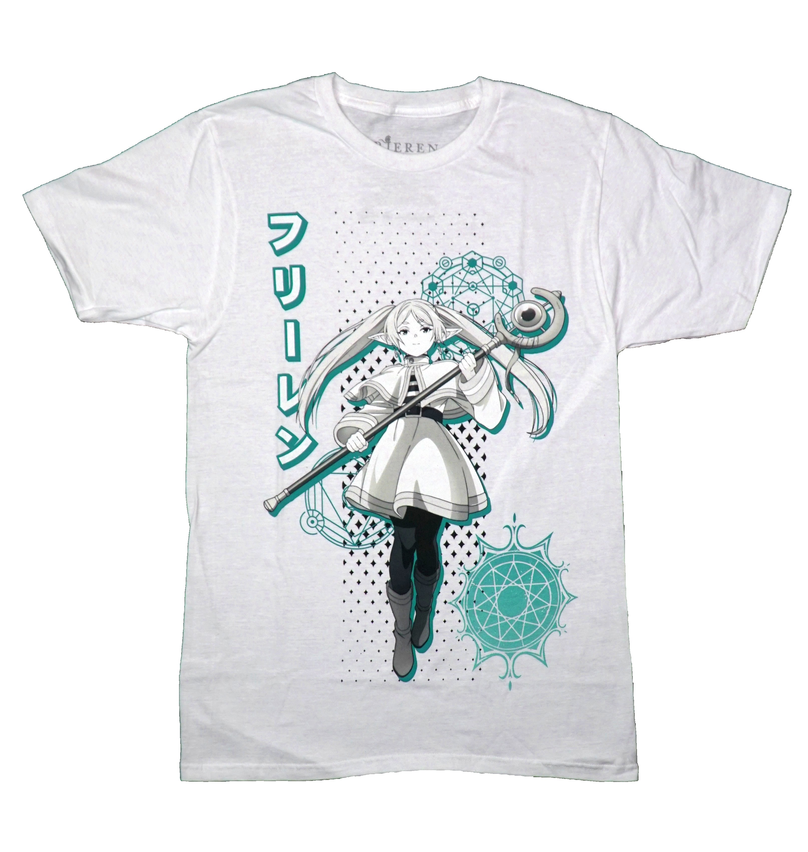 Frieren Beyond Journey's End Mens T-Shirt - Frieren standing Kanji Text Hoodie, Sweatshirt | CiraTrend.com